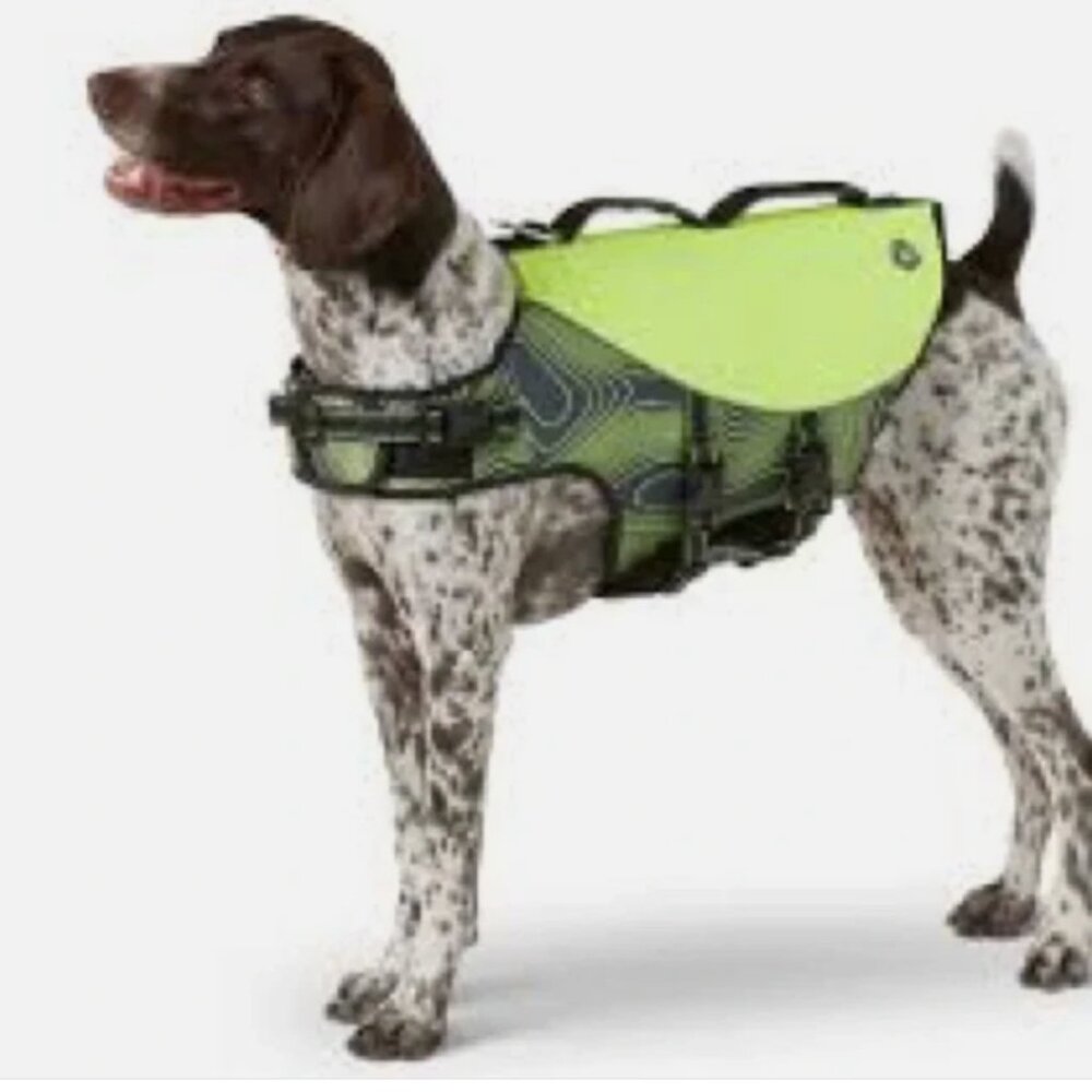 NWT Arcadia Trail® High Visibility FLOTATION AID YELLOW BLACK SZ XS - Picture 2 of 3